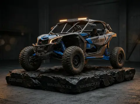 Buggy Can-Am Maverick prêt pour une sortie