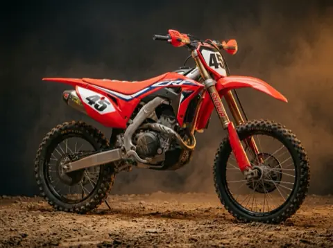 Moto-cross Honda CRF 450 rouge