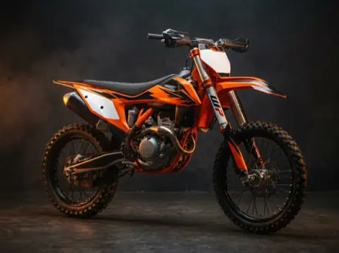 Moto-cross KTM 450 SX-F orange